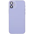 Back Housing W/ Charging Port Flex & Small Parts  For iPhone 12 Mini (EU / Global Version) (Used OEM Pull: Grade B) (Purple)