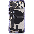Back Housing W/ Charging Port Flex & Small Parts  For iPhone 12 Mini (EU / Global Version) (Used OEM Pull: Grade B) (Purple)