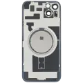 Back Glass w/ MagSafe Magnet For iPhone 14 Plus (Used OEM Pull: Grade C) (Starlight)