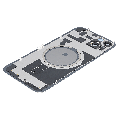 Back Glass w/ MagSafe Magnet For iPhone 14 Plus (Used OEM Pull: Grade C) (Starlight)