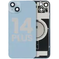 Back Glass w/ MagSafe Magnet For iPhone 14 Plus (Used OEM Pull: Grade C) (Blue)