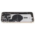 Back Housing W/ Small Parts For iPhone 14 Pro Max (US Version) (Used OEM Pull: Grade B) (Gold)