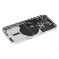 Back Housing W/ Small Parts For iPhone 14 Pro (US Version) (Used OEM Pull: Grade C) (Silver)