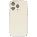 Back Housing W/ Small Parts For iPhone 14 Pro (EU / Global Version) (Used OEM Pull: Grade C) (Gold)