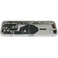 Back Housing W/ Small Parts For iPhone 14 Pro Max (EU / Global Version) (Used OEM Pull: Grade C) (Silver)