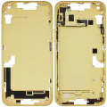 Mid-Frame Housing  W/ Small Parts For iPhone 14 Plus (EU / Global Version) (Used OEM Pull: Grade C) (Yellow)