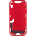 Mid-Frame Housing  W/ Small Parts For iPhone 14 Plus (EU / Global Version) (Used OEM Pull: Grade B) (Red)