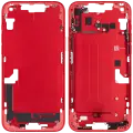 Mid-Frame Housing  W/ Small Parts For iPhone 14 Plus (EU / Global Version) (Used OEM Pull: Grade B) (Red)