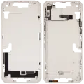 Mid-Frame Housing  W/ Small Parts For iPhone 14 Plus (EU / Global Version) (Used OEM Pull: Grade B) (Starlight)