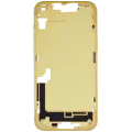 Mid-Frame Housing  W/ Small Parts For iPhone 14 Plus (EU / Global Version) (Used OEM Pull: Grade B) (Yellow)
