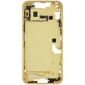 Mid-Frame Housing  W/ Small Parts For iPhone 14 Plus (EU / Global Version) (Used OEM Pull: Grade B) (Yellow)