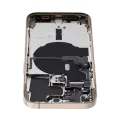 Back Housing W/ Small Parts For iPhone 14 Pro (US Version) (Used OEM Pull: Grade B) (Gold)