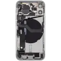 Back Housing W/ Charging Port Flex & Small Parts  For iPhone 12 Mini (EU / Global Version) (Used OEM Pull: Grade B) (White)