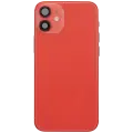 Back Housing W/ Charging Port Flex & Small Parts  For iPhone 12 Mini (US Version) (Used OEM Pull: Grade B) (Red)