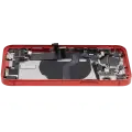 Back Housing W/ Charging Port Flex & Small Parts  For iPhone 12 Mini (US Version) (Used OEM Pull: Grade B) (Red)