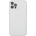 Back Housing W/ Charging Port Flex & Small Parts  For iPhone 12 Pro (EU / Global Version) (Used OEM Pull: Grade B) (Silver)