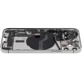 Back Housing W/ Charging Port Flex & Small Parts  For iPhone 12 Pro (EU / Global Version) (Used OEM Pull: Grade B) (Silver)