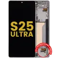 OLED Assembly With Frame For Samsung Galaxy S25 Ultra 5G (Refurbished) (US & International) (Titanium White Silver)