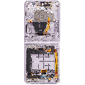 Inner OLED Assembly With Frame For Samsung Galaxy Z Flip 3 5G (US & International) (Refurbished) (Lavender)