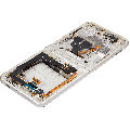Inner OLED Assembly With Frame Compatible For Samsung Galaxy Z Flip 3 5G (F711) (US & International) (Aftermarket Plus) (Cream)