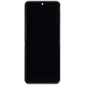 Inner OLED Assembly With Frame Compatible For Samsung Galaxy Z Flip 4 5G (F721) (US & International Version) (Aftermarket Plus) (Bora Purple)