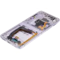 Inner OLED Assembly With Frame Compatible For Samsung Galaxy Z Flip 4 5G (F721) (US & International Version) (Aftermarket Plus) (Bora Purple)