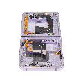 Inner OLED Assembly With Frame Compatible For Samsung Galaxy Z Flip 4 5G (F721) (US & International Version) (Aftermarket) (Bora Purple)