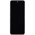 Inner OLED Assembly With Frame Compatible For Samsung Galaxy Z Flip 4 5G (F721) (US & International Version) (Aftermarket) (Pink Gold)
