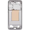 Mid-Frame Housing Compatible For Samsung Galaxy S25 FE 5G (US & International Version) (Icyblue / White)