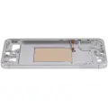 Mid-Frame Housing Compatible For Samsung Galaxy S25 FE 5G (US & International Version) (Icyblue / White)