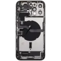 Back Housing W/ Charging Port Flex & Small Parts  For iPhone 12 Pro Max (US Version) (Used OEM Pull: Grade C) (Graphite)