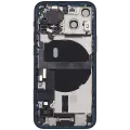 Back Housing W/ Charging Port Flex & Small Parts  For iPhone 13 Mini (EU / Global Version) (Used OEM Pull: Grade B) (Blue)