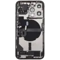 Back Housing W/ Charging Port Flex & Small Parts  For iPhone 13 Pro (EU / Global Version) (Used OEM Pull: Grade A) (Graphite)