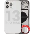 Back Housing W/ Charging Port Flex & Small Parts  For iPhone 13 Pro Max (EU / Global Version) (Used OEM Pull: Grade B) (Silver)