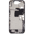 Mid-Frame Housing  W/ Charging Port Flex & Small Parts  For iPhone 16 Pro Max (US Version) (Used OEM Pull: Grade A) (Natural Titanium)