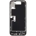 Mid-Frame Housing  W/ Charging Port Flex & Small Parts  For iPhone 16 Pro Max (US Version) (Used OEM Pull: Grade B) (Natural Titanium)