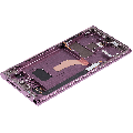 OLED Assembly With Frame For Samsung Galaxy S22 Ultra 5G (US & International Version) (Aftermarket Plus) (120Hz) (Burgundy)