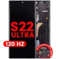 OLED Assembly With Frame For Samsung Galaxy S22 Ultra 5G (US & International Version) (Aftermarket Plus) (120Hz) (Phantom Black)