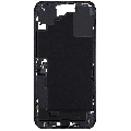 Mid-Frame Housing  W/ Charging Port Flex & Small Parts  For iPhone 16 Plus (US Version) (Used OEM Pull: Grade C) (Black)