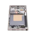 OLED Assembly With Frame For Samsung Galaxy S24 Ultra (US & International Version) (Aftermarket Plus) (120Hz) (Titanium Yellow)