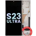 OLED Assembly With Frame For Samsung Galaxy S23 Ultra 5G (US & International) (Service Pack) (Cream)