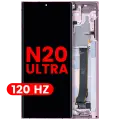 OLED Assembly With Frame For Samsung Galaxy Note 20 Ultra 5G (Aftermarket Plus) (120Hz) (Mystic Bronze)