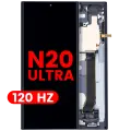 OLED Assembly With Frame For Samsung Galaxy Note 20 Ultra 5G (Aftermarket Plus) (120Hz) (Mystic Black)