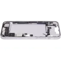 Mid-Frame Housing  W/ Charging Port Flex & Small Parts  For iPhone 14 Plus (US Version) (Used OEM Pull: Grade A) (Purple)