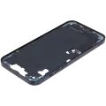 Mid-Frame Housing  W/ Charging Port Flex & Small Parts  For iPhone 14 Plus (US Version) (Used OEM Pull: Grade B) (Midnight)