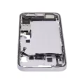 Mid-Frame Housing  W/ Charging Port Flex & Small Parts  For iPhone 14 Plus (US Version) (Used OEM Pull: Grade B) (Purple)