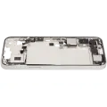 Mid-Frame Housing  W/ Charging Port Flex & Small Parts  For iPhone 14 Plus (US Version) (Used OEM Pull: Grade C) (Starlight)