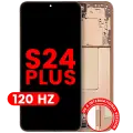 OLED Assembly With Frame For Samsung Galaxy S24 Plus 5G (US & International Version) (Aftermarket Plus) (120Hz) (Sandstone Orange)