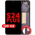 OLED Assembly With Frame For Samsung Galaxy S24 Plus 5G (US & International Version) (Aftermarket Plus) (120Hz) (Onyx Black)