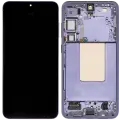 OLED Assembly With Frame For Samsung Galaxy S24 Plus 5G (US & International Version) (Aftermarket Plus) (120Hz) (Cobalt Violet)